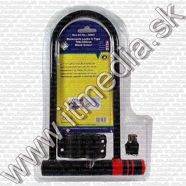 Image of Noname Steel Motorcycle U-Lock 180x320mm (IT8469)